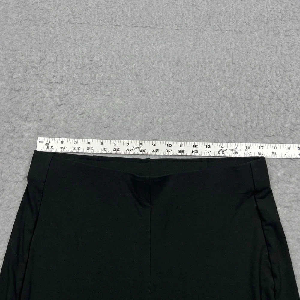 J Jill Wearever Pants Womens LT Large Black Forward Seam Slim Ankle Pull On Pant